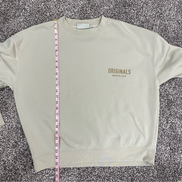 ✨Originals Brooklyn Cloth Tan Crewneck Sweatshirt Size Medium - Picture 7 of 7